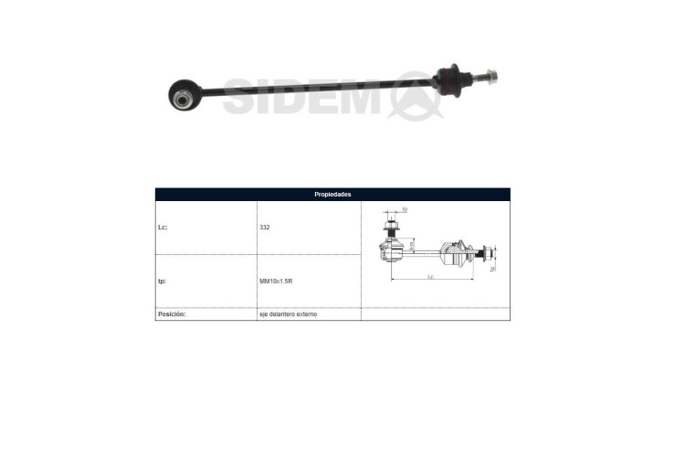 Bieleta Citroen C15, Peug 205/309 83-25 Der/Izq Bieleta Citroen C15, Peug 205/309 83-25 Der/Izq