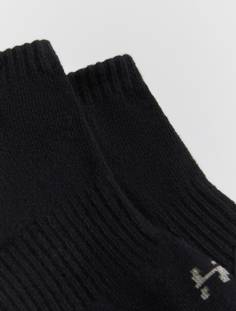 KIT CON 3 PARES DE MEDIAS ELASTIZADAS NEGRO