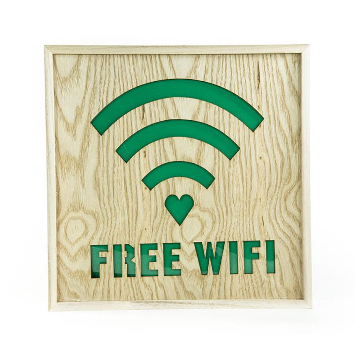 Cartel Luminoso Free Wifi 