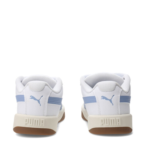 Championes de Niños Puma Park Lifestyle Easy Junior Blanco - Celeste