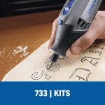 Kit de accesorios de Minitorno Dremel 20 Piezas (Modelo 733) 6 meses / Dremel Unica