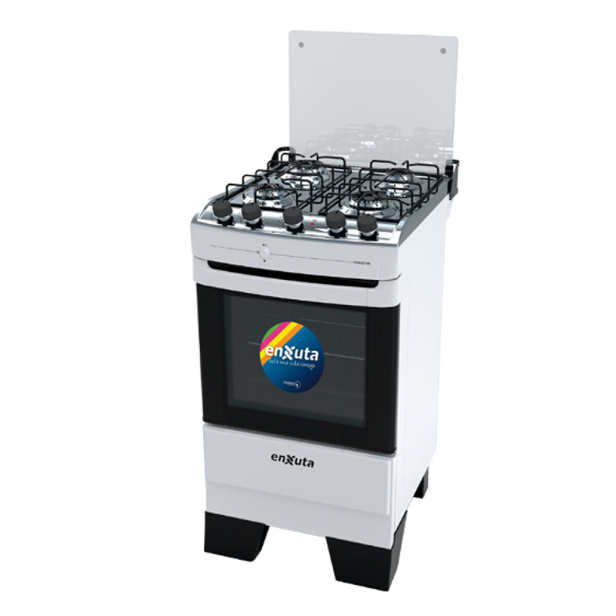 Cocina Supergas 4 Hornallas Blanca Con Termocupla Y Grill 