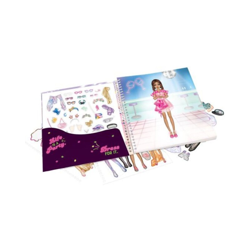 Libro con stickers Top Model - Dress me up Party