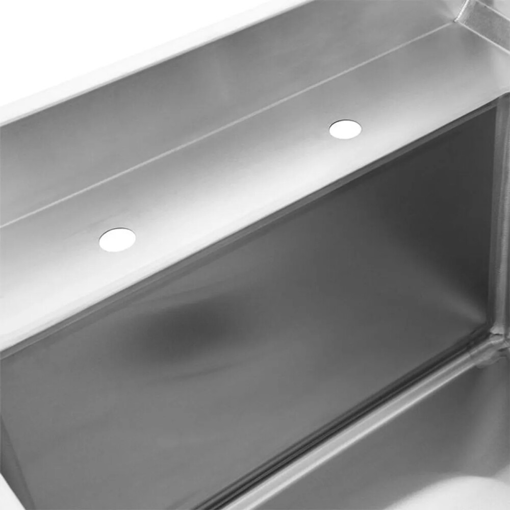 Mesada de Lavado 1 Pileta con Estante 140 x 60 cm Acero Inoxidable Mesada de Lavado 1 Pileta con Estante 140 x 60 cm Acero Inoxidable