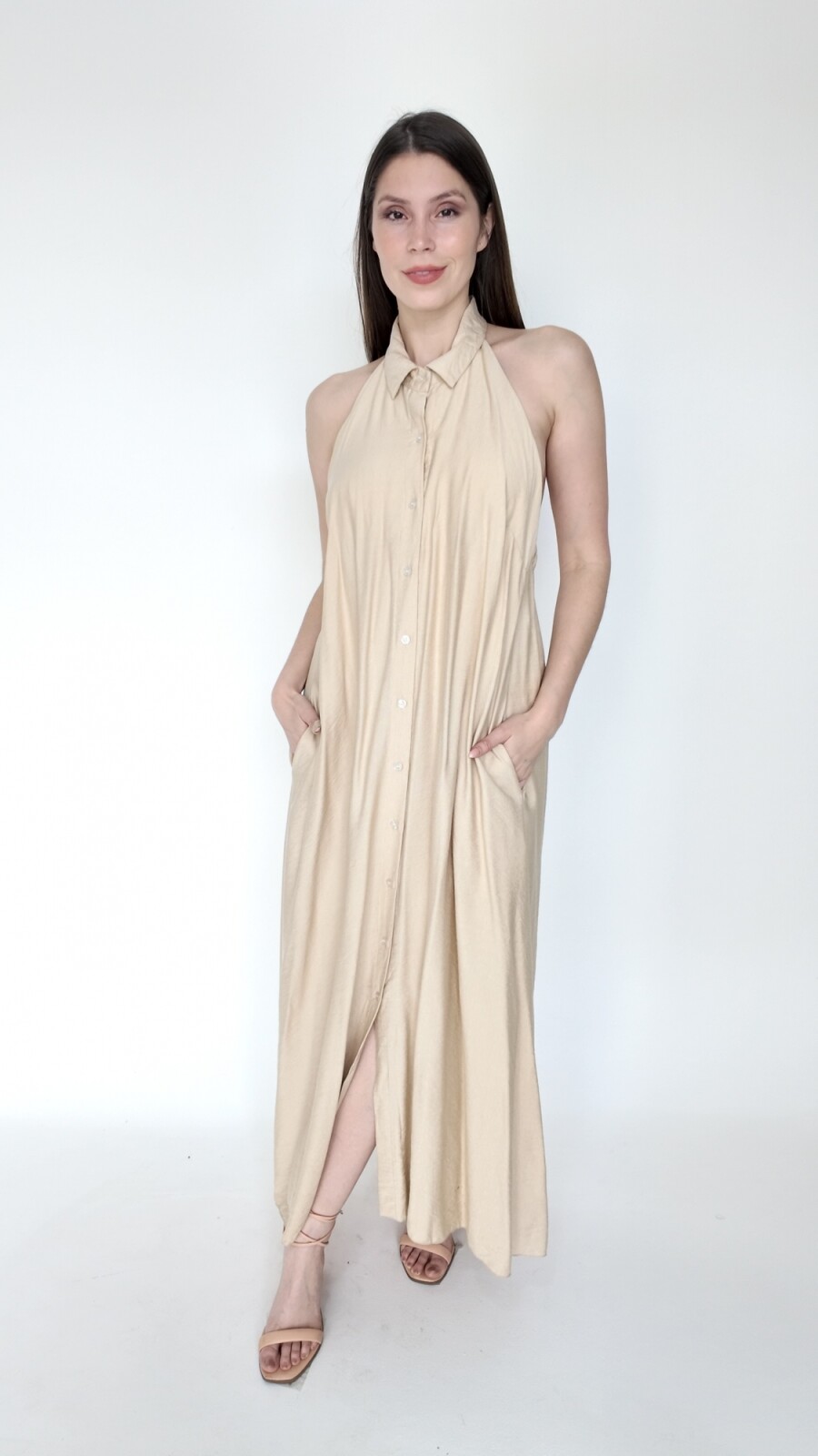 Vestido Mireva Beige