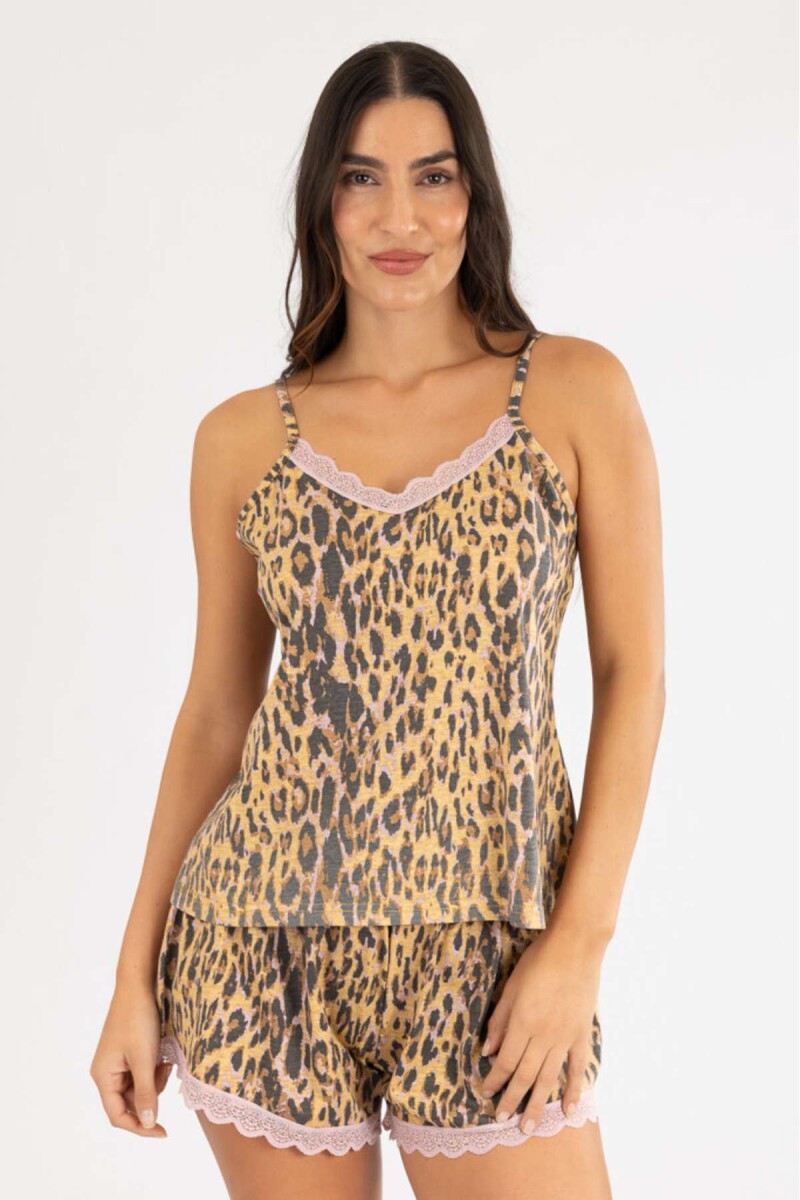 Rosette Lace Pj - Africa 