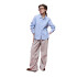 CAMISA IVANKA XS-XXL CELESTE