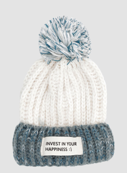 Gorro bicolor Blanco