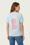 Remera m/c estampada Always Summer CELESTE