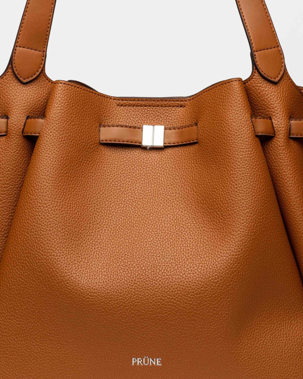 Bolso Marble en efecto cuero graneado Cuoio