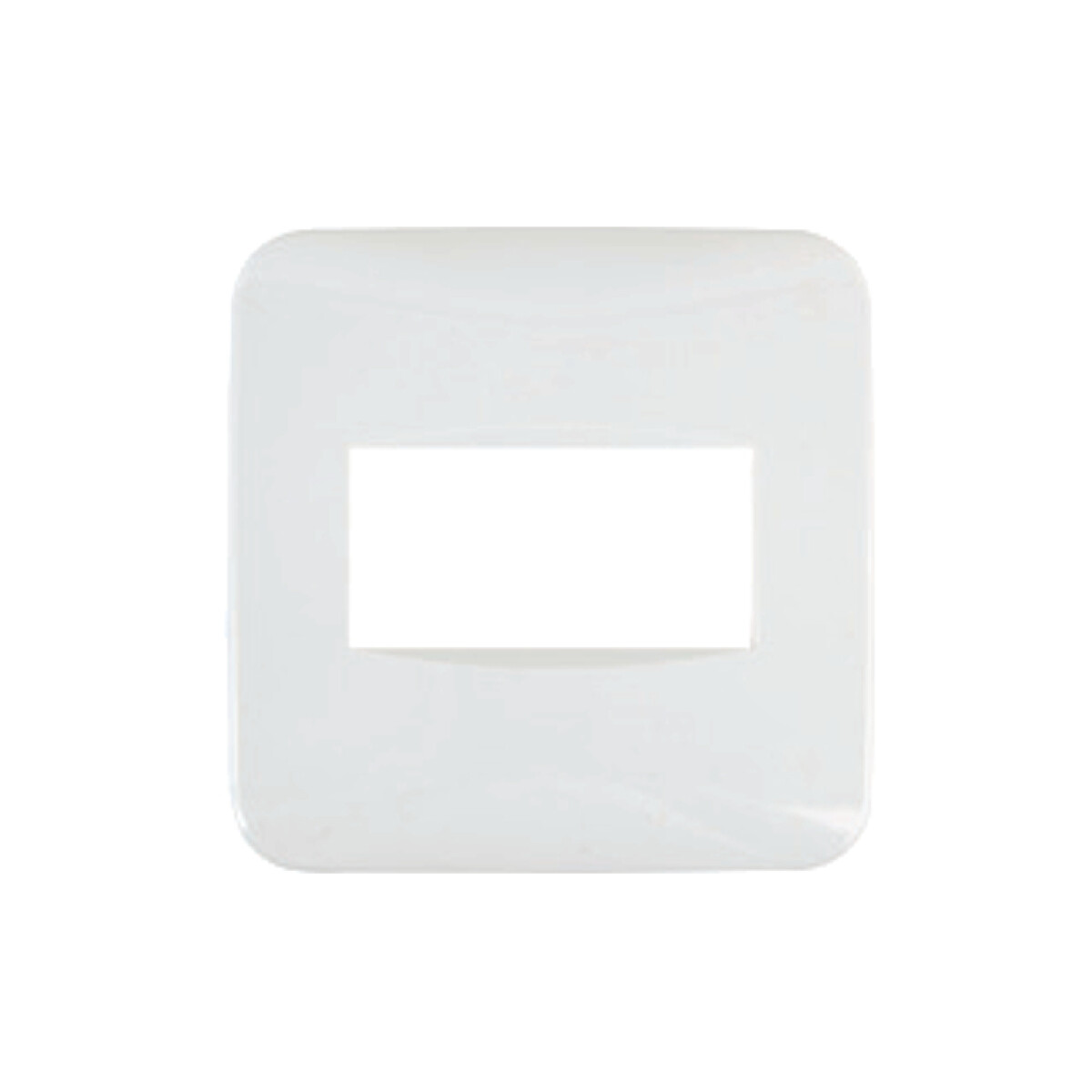 Plaqueta p/1 módulo, blanco - Mini Reggio - M46902 