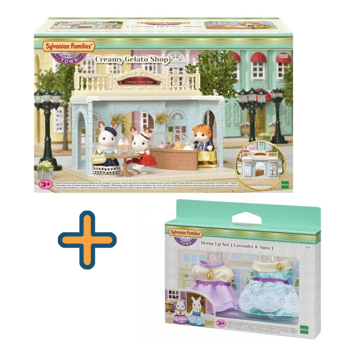 Sylvanian Families Heladeria Tienda De Helado + Ropa Regalo 