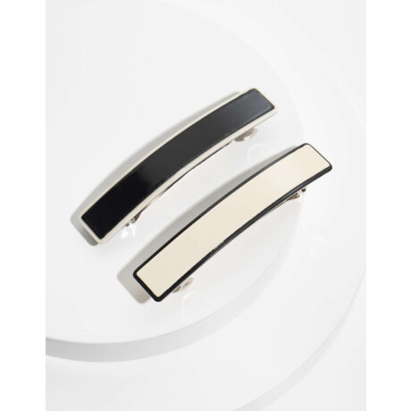 Hebillas Francesas Combinadas Combinacion Bicolor