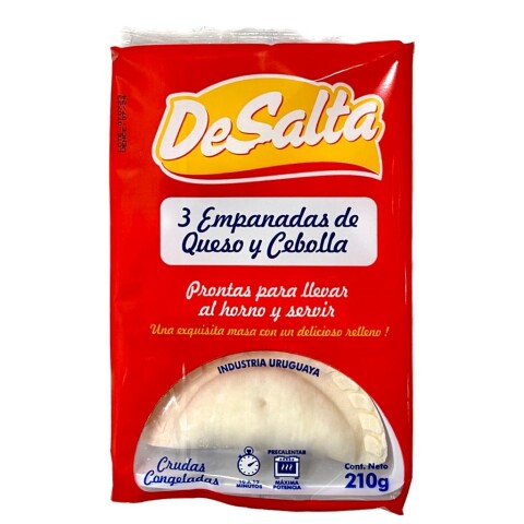 Empadas DeSalta Queso y Cebolla X3 Empadas DeSalta Queso y Cebolla X3