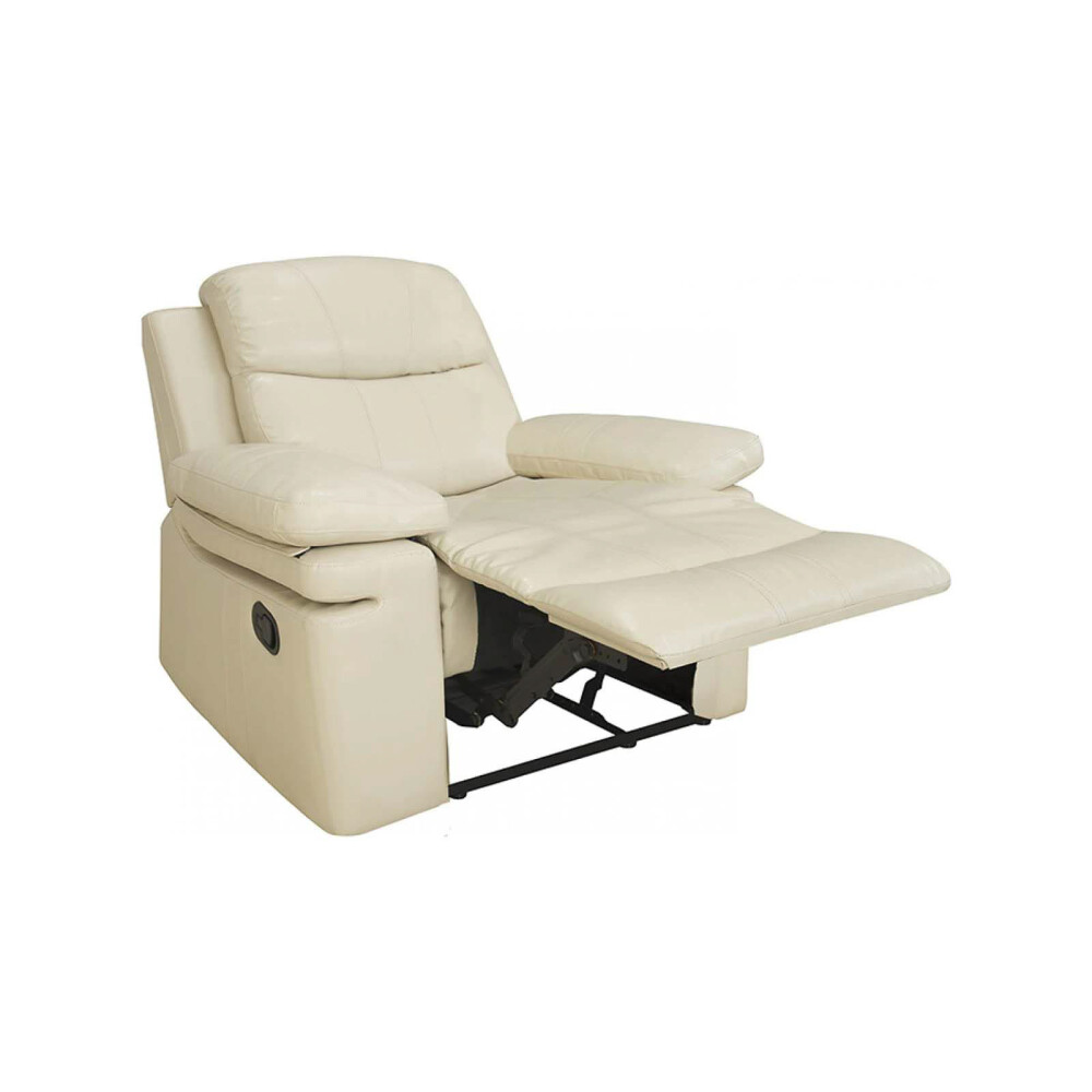 POLTRONA RECLINABLE 1 CUERPO PU NATURAL-BEIGE MR2138 CREAM