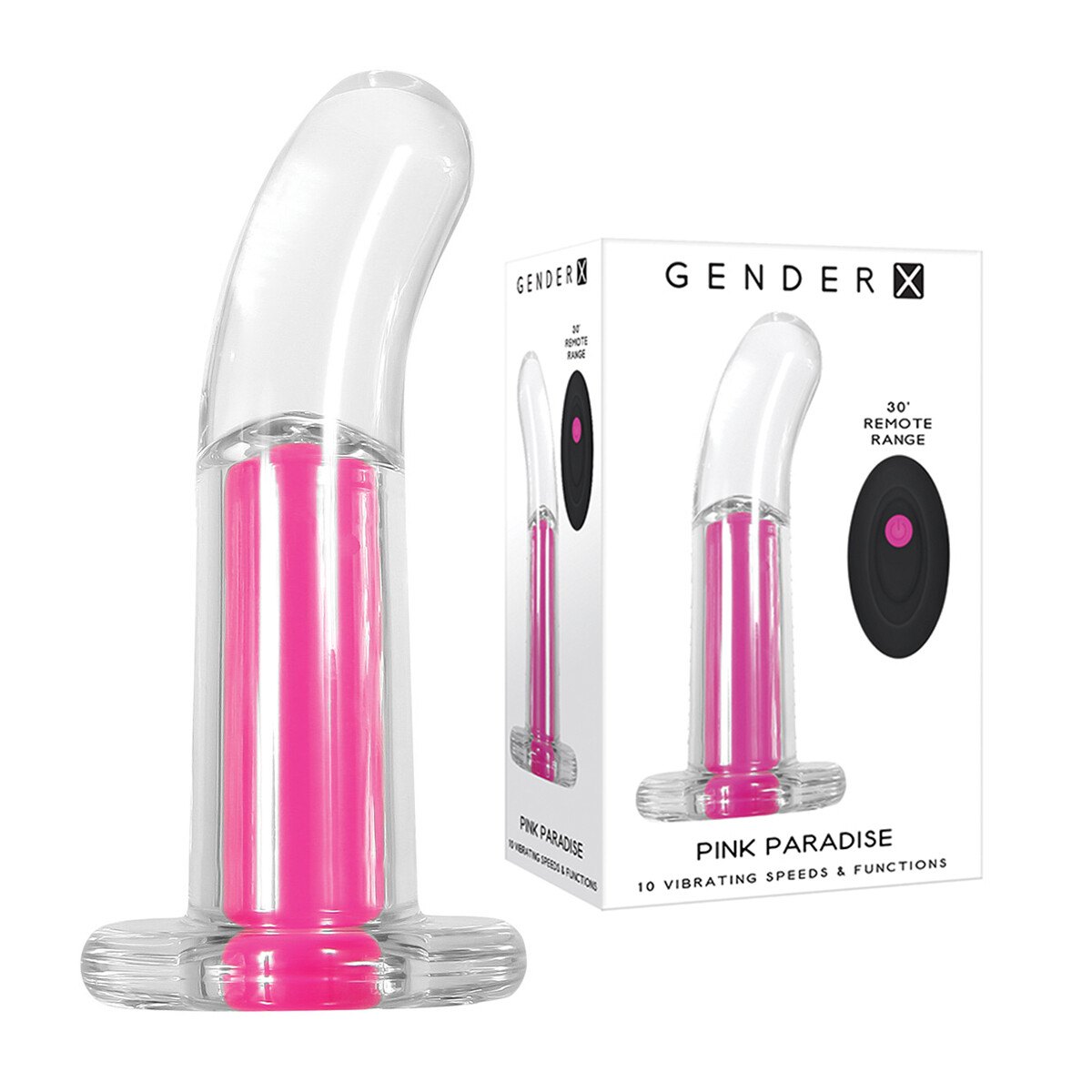 Pink Paradise GenderX Vibrador con Control 
