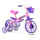 Bicicleta Niño Montaña Rod. 12 Y Caramañola Rosa-Violeta