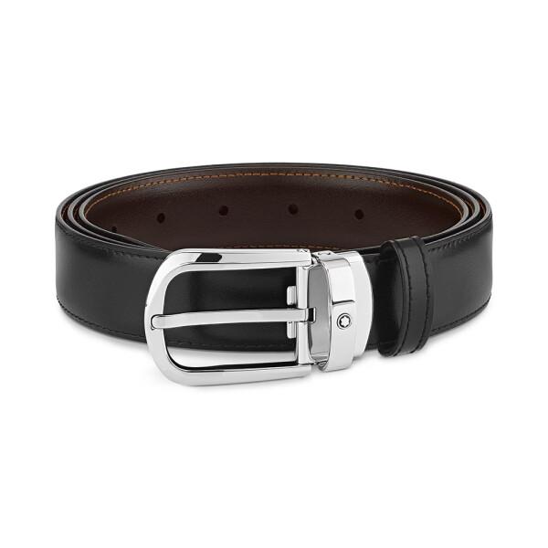 Cinto MONTBLANC cinturón reversible BLACK/BROWN Cinto MONTBLANC cinturón reversible BLACK/BROWN