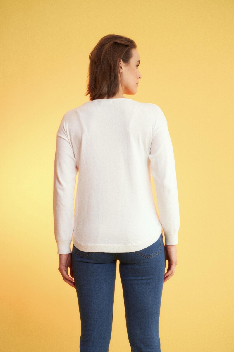 Sweater basico crudo
