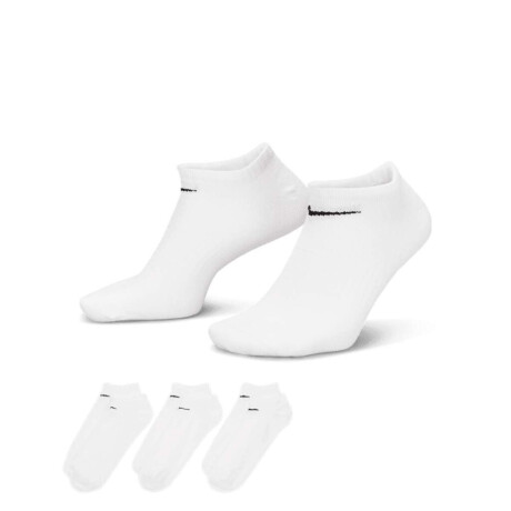 Medias Nike Everyday 3-Pack Unisex Blanco