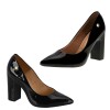 Zapato Vestir C/Taco Vizzano 34-39 Negro