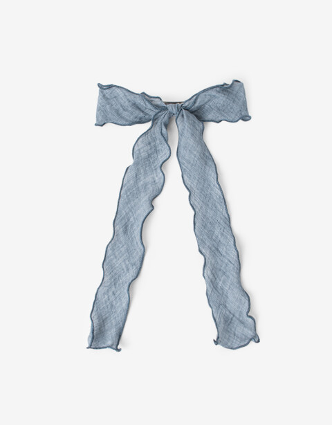 Hebillas Francesas Moño Hebilla Francesa Con Moño - Azul Celeste