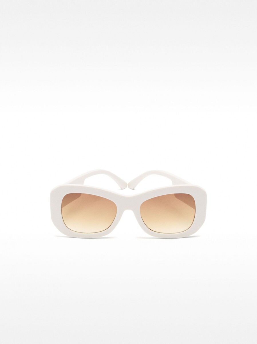 Gafas De Sol Cuadradas - crudo 