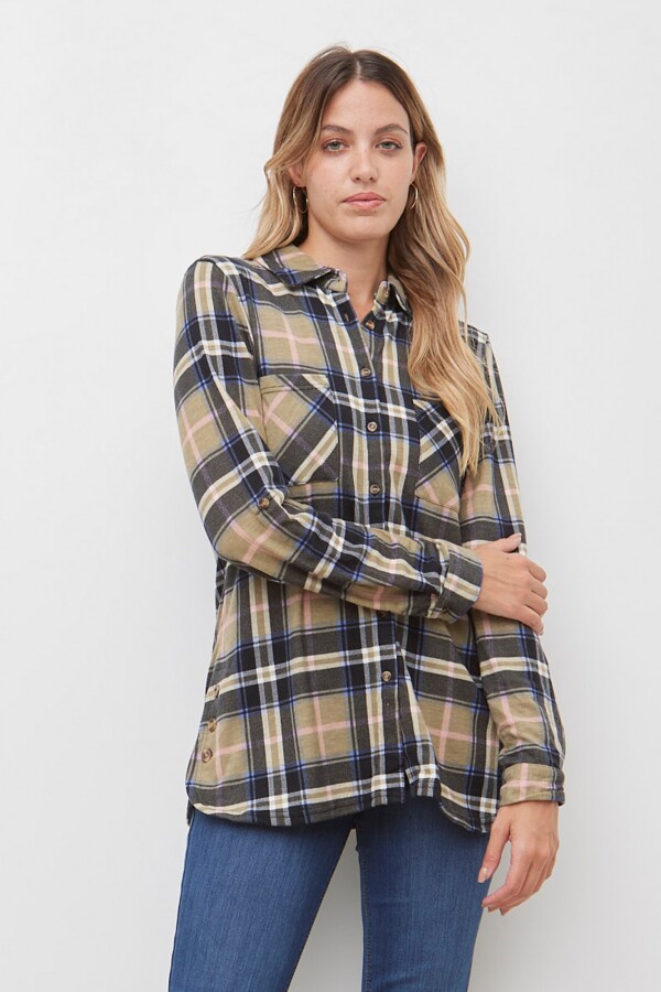 Camisola Soft Cuadrille OLIVA/MULTI