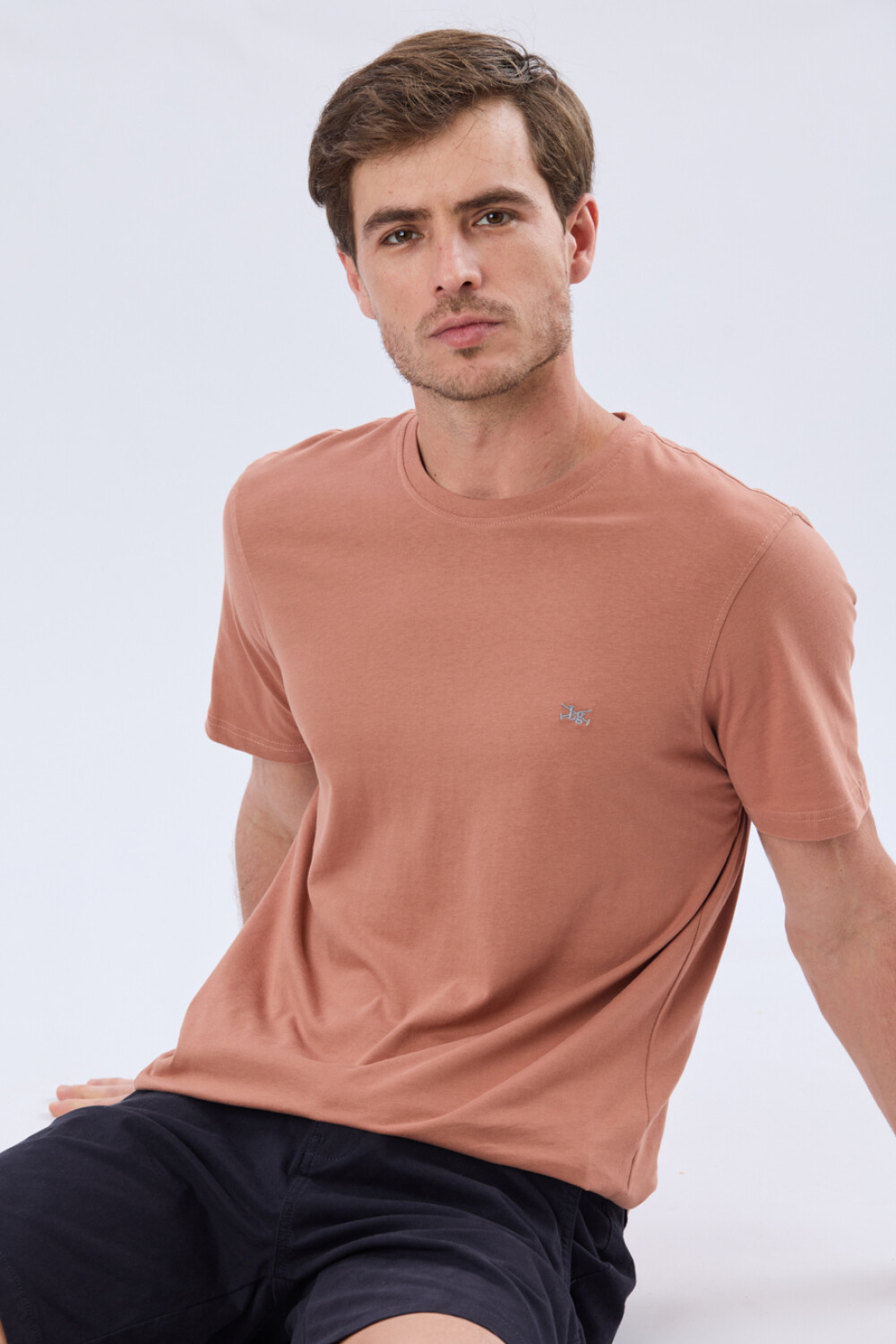 REMERA BÁSICA DE ALGODÓN Terracota