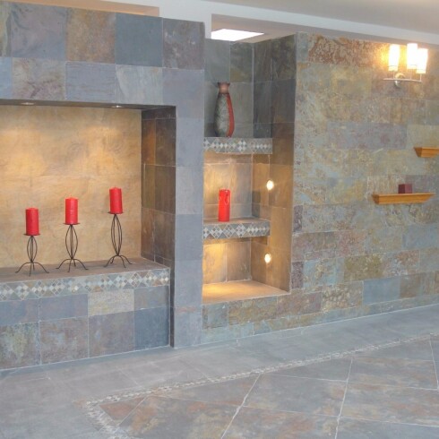 Piedra Natural Oxido 40X40Cm Piso Pared 000