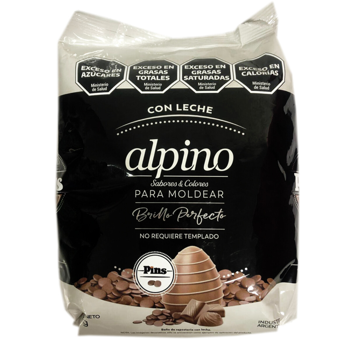 Chocolate Cobertura Alpino en Gotas 1 kg - Leche 