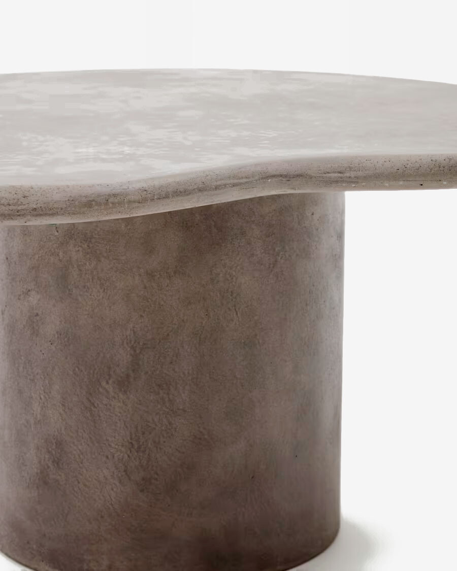 Mesa de centro Macarella de cemento 83 x 77 cm