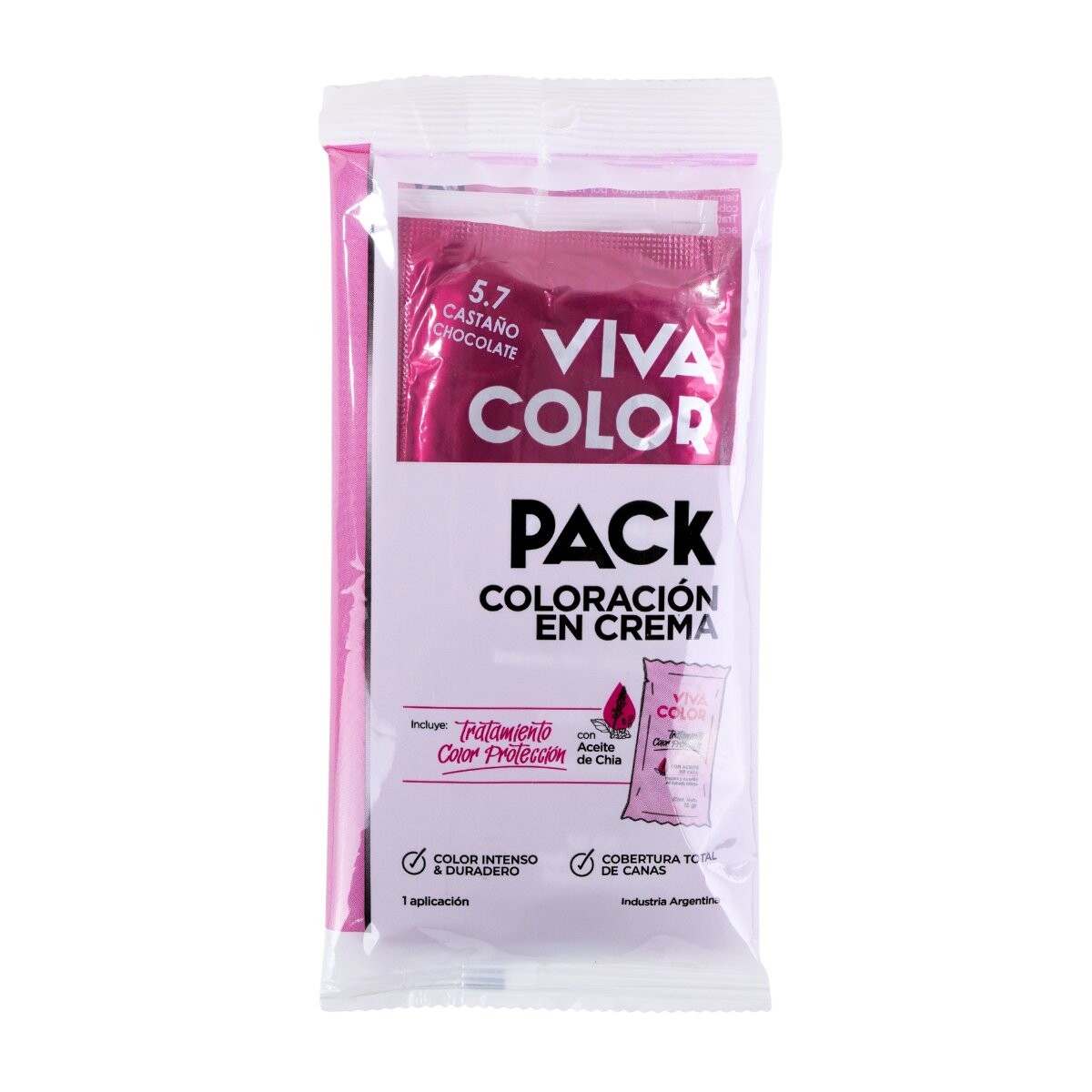 TINTA VIVA COLOR PACK 5.7 CASTAÑO CHOCOLATE 