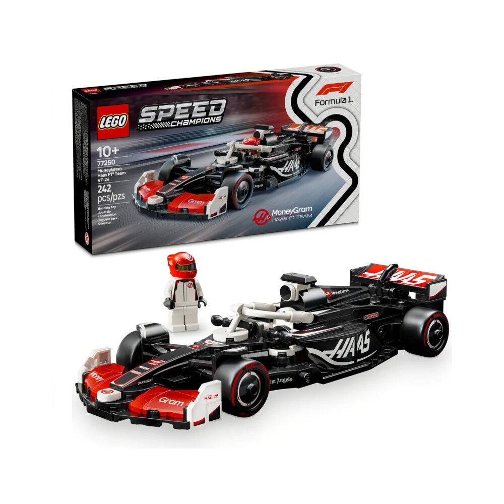 LEGO Speed Champions MoneyGram Haas F1 Team VF-24 Auto de Carreras 10+ LEGO SPEED CHAMPIONS AUTO DE CARRERAS MONEYGRAM HAAS F1 TEAM VF-24 10+