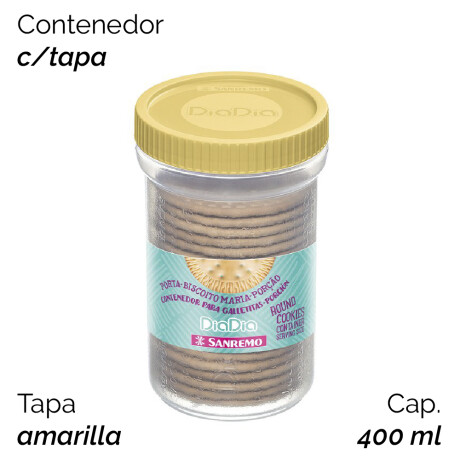 Contenedor Con Tapa 400ml Unica