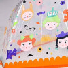 Paraguas infantil cambia color Naranja