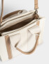 City Cartera City Canvas - Blanco Crudo