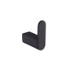 Percha Metalica De Baño Serie Mantua Color Negro Mate