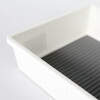 BANDEJA CUADRADA PLAST BLANCO 17X17X5CM Unica