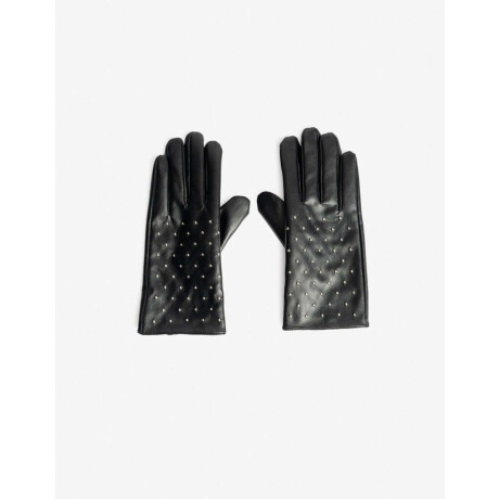 Guantes Con Tachas Negro