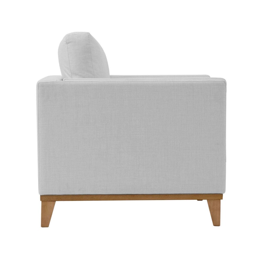 BUTACA TELA-Y-MADERA GRIS LUXOR PREMIUM