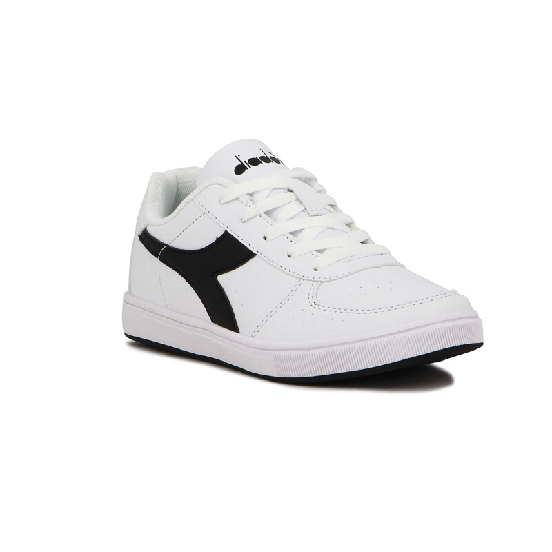 Championes Casuales Mujer Diadora Helio Blanco-Negro