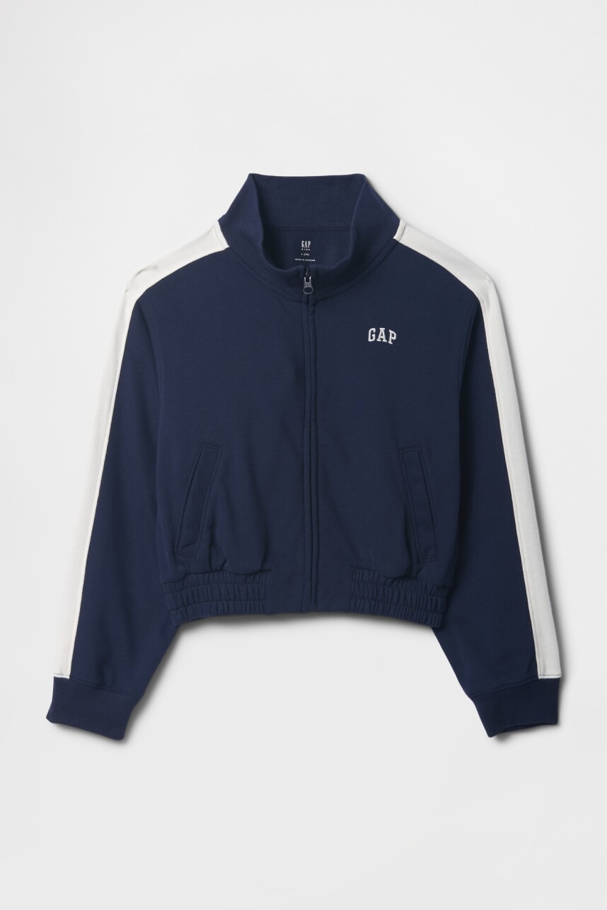 Campera Deportiva Sin Felpa Logo Gap Niña Navy Uniform