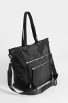 Shopper con cierres negro