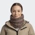 Bufanda Buff Knitted & Fleece Neckwarmer Caryn Marrón