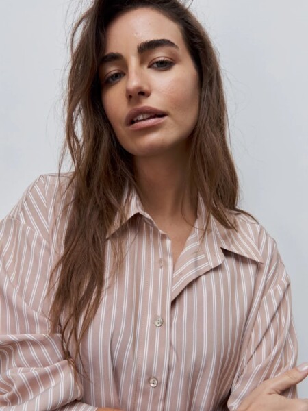 CAMISA D.CASSIN DANAE M.L BEIGE