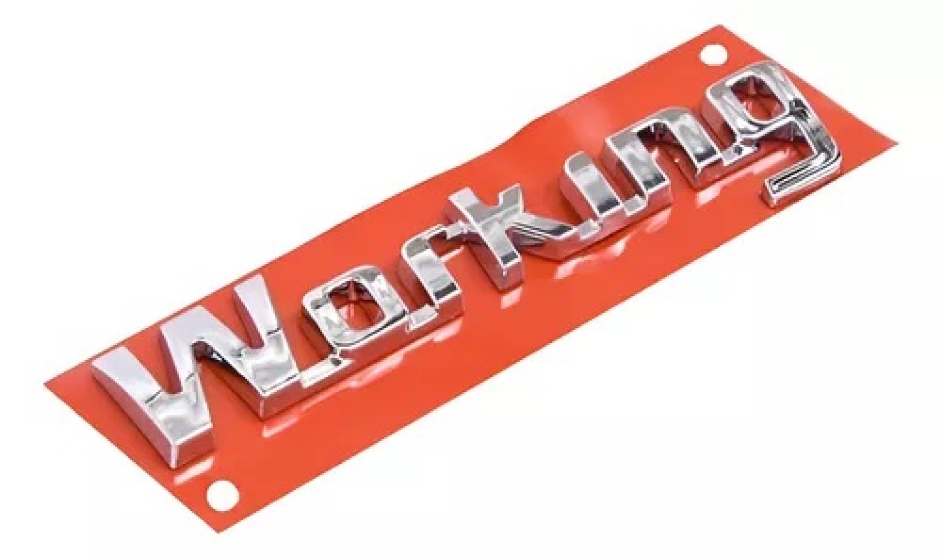 EMBLEMA TRASERO "WORKING" 