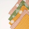 Set babitas muselina QUO forest verde rosa