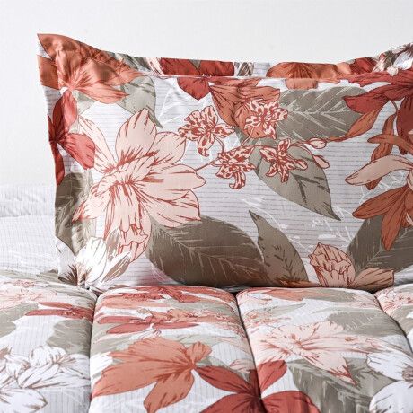 Acolchado Cannon King c/2 Fundas Polialgodón y Guata Térmica Amaranta