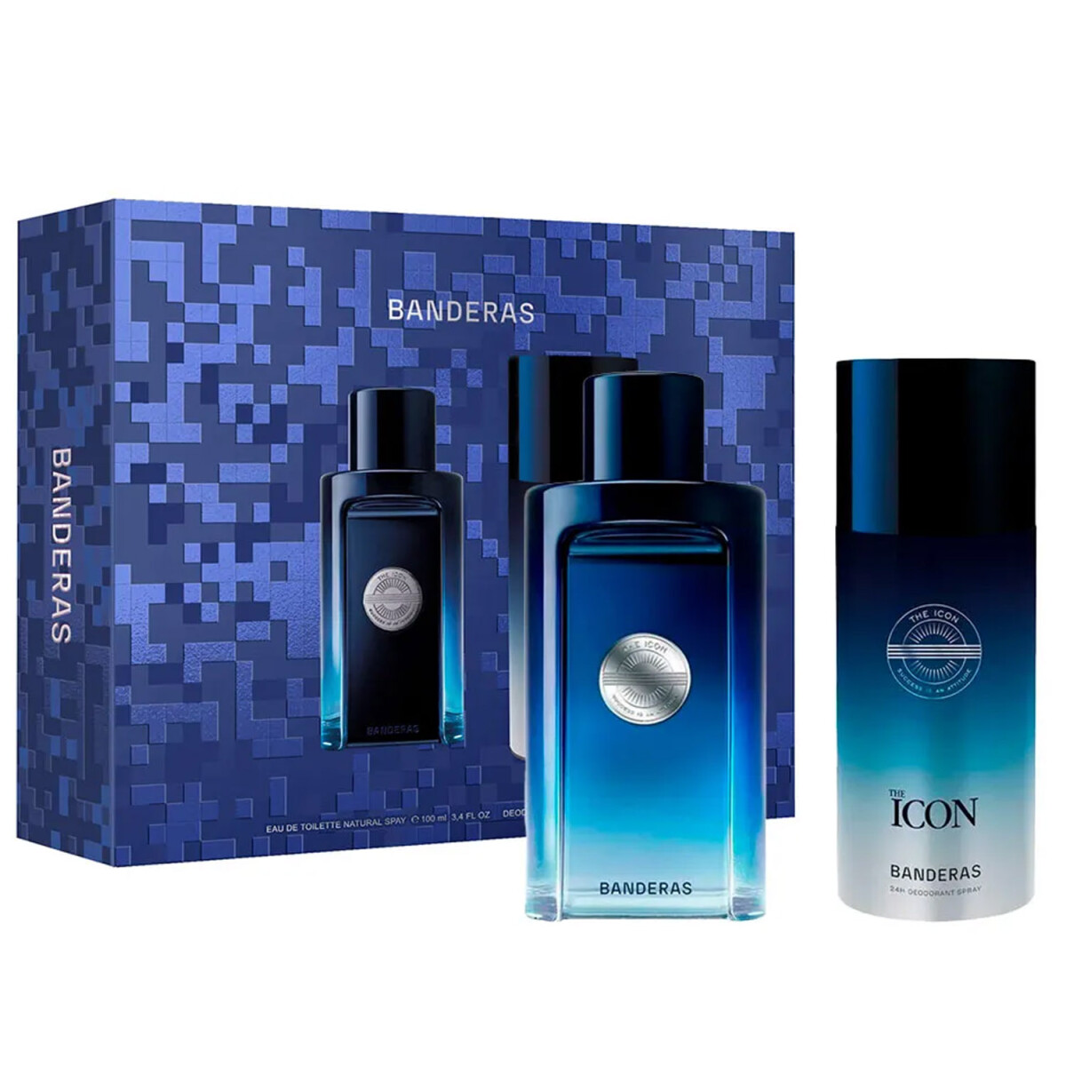 Set Perfume Antonio Banderas The Icon EDT 100ml + Desodorante 
